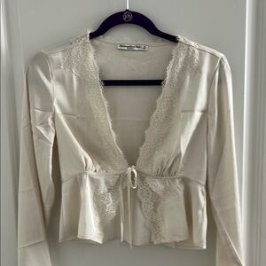 Abercrombie & Fitch Cream Sleepwear Top